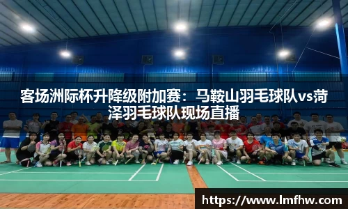 客场洲际杯升降级附加赛：马鞍山羽毛球队vs菏泽羽毛球队现场直播
